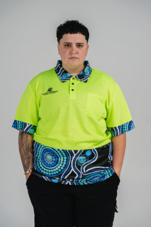 Aboriginal Yellow Polo Hi-Vis