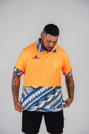 Samoan Orange Polo Hi-Vis