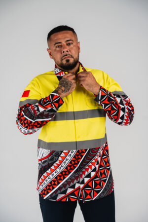 Tongan Yellow Long Sleeve Hi-Vis
