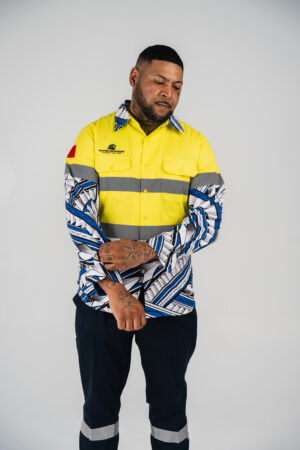 Samoan yellow long Sleeve Hi-Vis